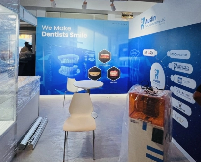 Shell type exhibition stand branding and panel sticker and labelling in dubai