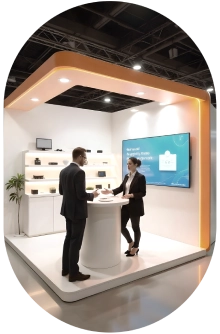 exhibition promoter, greeters and host services.